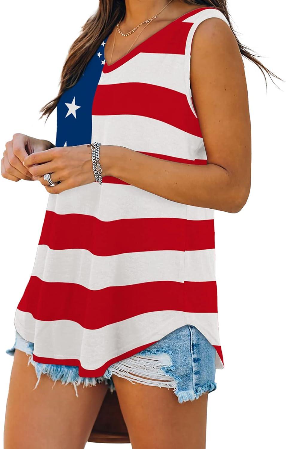 imageXIEERDUO Womens Tank Tops V Neck Basic Solid Color Casual Flowy Summer Sleeveless01flag