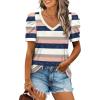 17-pink Navy Stripe