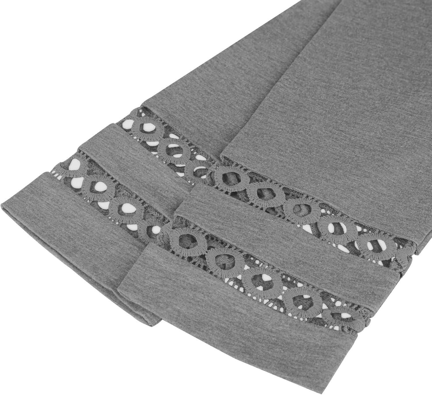 imageXIEERDUO 34 Length Sleeve Womens Tops Dressy Casual Blouses for Women 2025 Trendy V Neck T Shirts Summer ClothesGrey