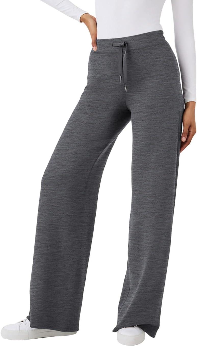 imageXIEERDUO Lounge Sets For Women 2025 Half Zip Sweatshirt And Wide Leg Sweatpant 2 Piece Outfits Sweatsuit Tracksuit04dimgray