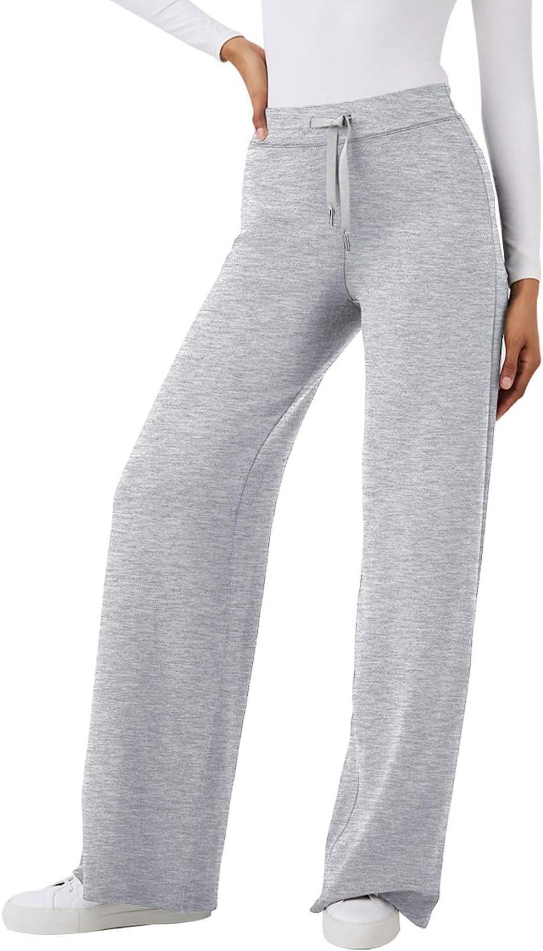 imageXIEERDUO Lounge Sets For Women 2025 Half Zip Sweatshirt And Wide Leg Sweatpant 2 Piece Outfits Sweatsuit Tracksuit11grey