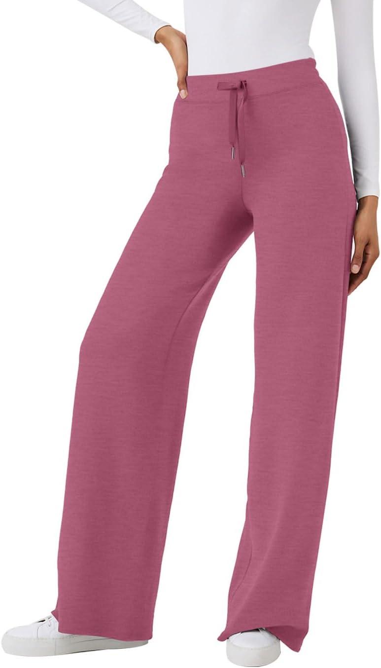 imageXIEERDUO Lounge Sets For Women 2025 Half Zip Sweatshirt And Wide Leg Sweatpant 2 Piece Outfits Sweatsuit Tracksuit13carmine
