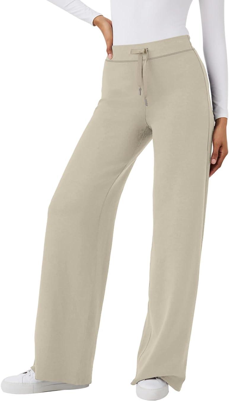 imageXIEERDUO Lounge Sets For Women 2025 Half Zip Sweatshirt And Wide Leg Sweatpant 2 Piece Outfits Sweatsuit Tracksuit19light Khaki