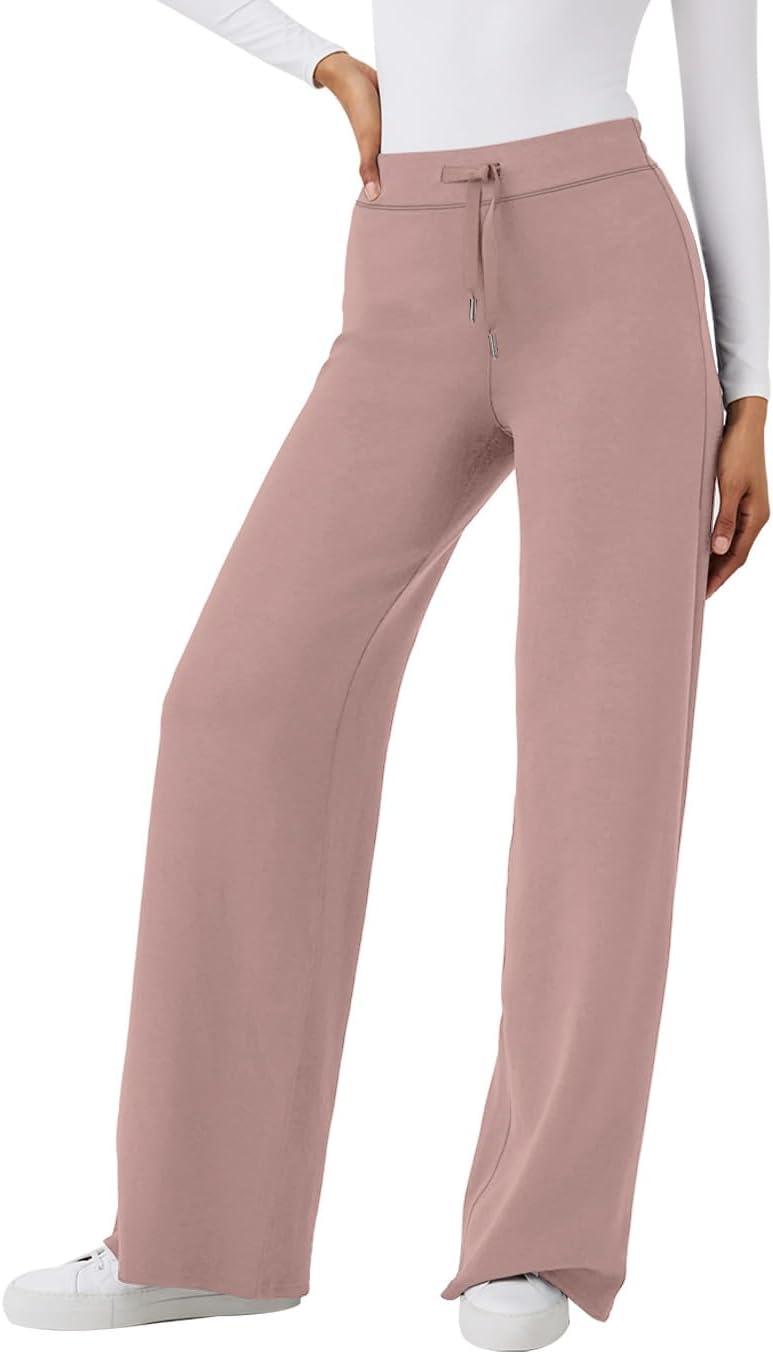 imageXIEERDUO Lounge Sets For Women 2025 Half Zip Sweatshirt And Wide Leg Sweatpant 2 Piece Outfits Sweatsuit Tracksuit22pink