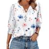 J-white Blue Floral