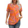Z Orange Floral