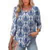 F-beige Blue Ethnic