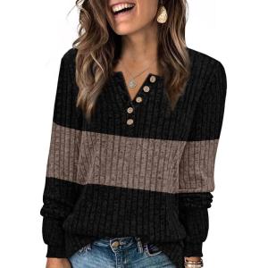 XIEERDUO Sweater for Women Winter Clothing Long Sleeve Shirts Fall Fashion Must Haves Comfiest Airport Outfits Trendy(Z-black)