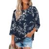 1-floral Navy