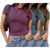 3 Pack Armygreen/Turquoise/Purplish