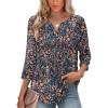 F-dark Blue Floral