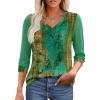 Patterned-green Floral