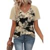 Black Beige Tropical Leaves