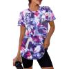 13 Tie Dye Purple Floral