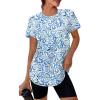 23 Blue White Floral